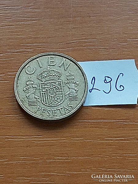 Spain 100 pesetas 1984 i. King Charles János, aluminum bronze 296