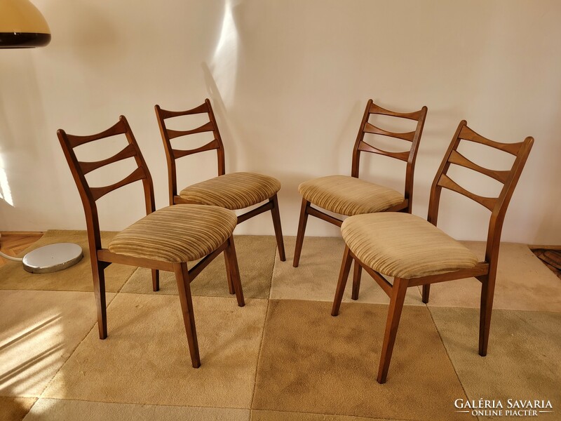 Retro 4 piece mignon furniture dining chair chair mid century dining room set