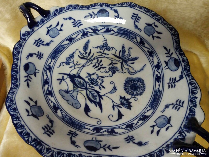 Huge size meissen tray with blue pattern in perfect condition.