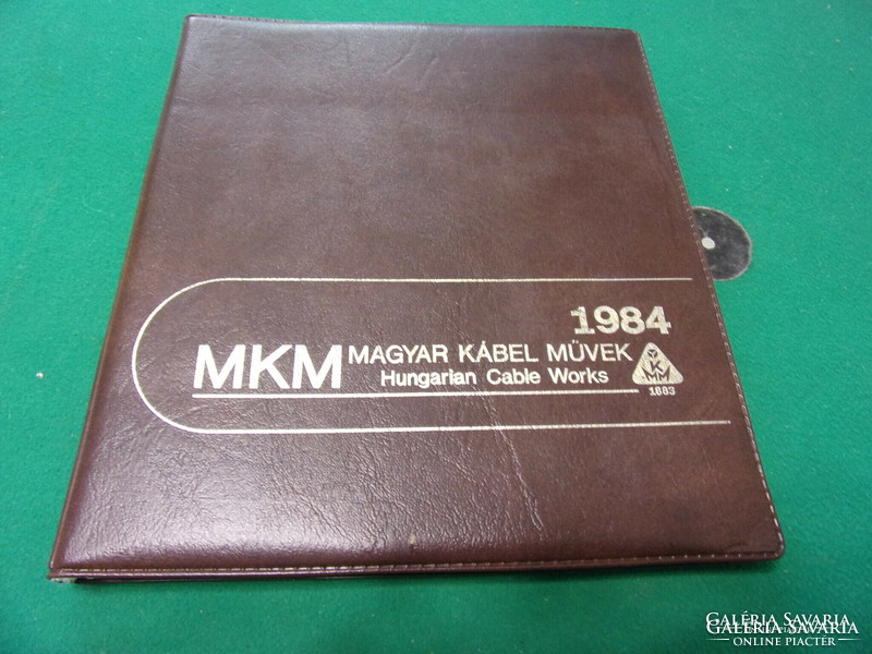 Hungarian cable works in a 1984 advertising deadline diary box