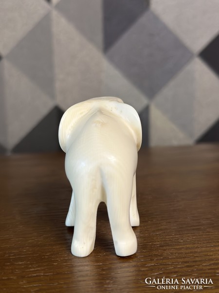Bone small carved elephant
