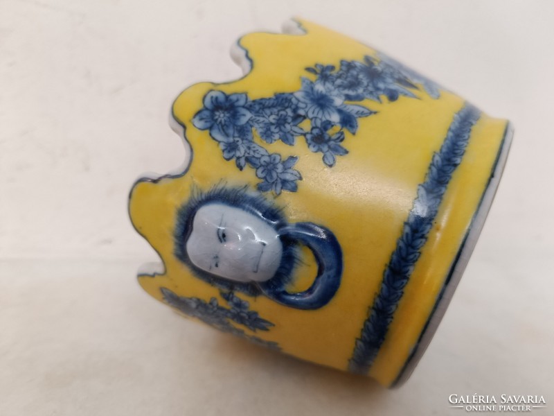 Antik kínai porcelán kínáló tálka festett 405 8086