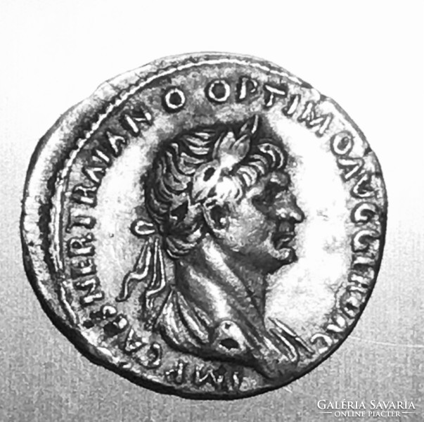 Trajan silver denarius in very nice condition! Mom park area, or Cash on delivery!