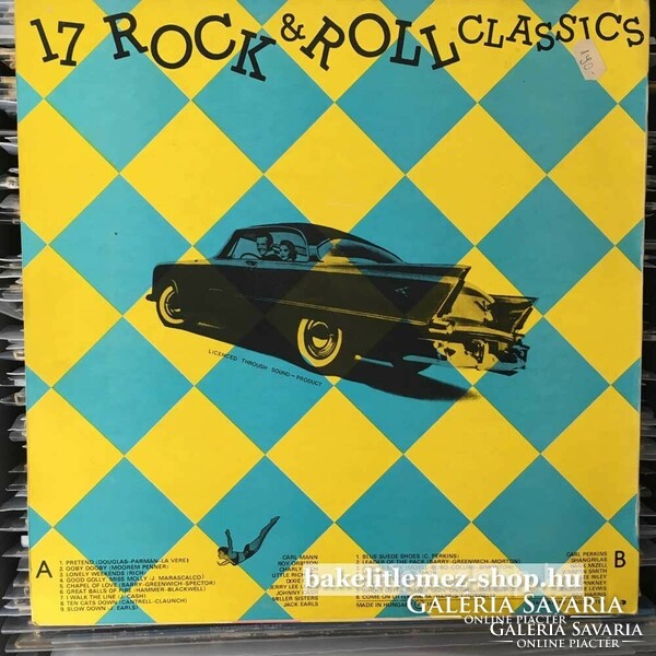17 Rock & Roll Classics bakelit lemez