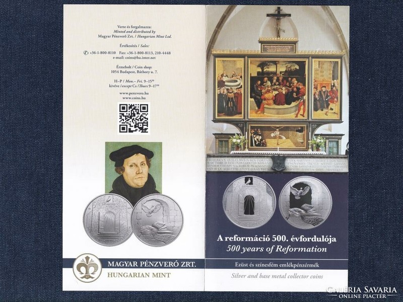 A reformáció 500. évfordulója 2000 Forint 2017 prospektus (id67465)