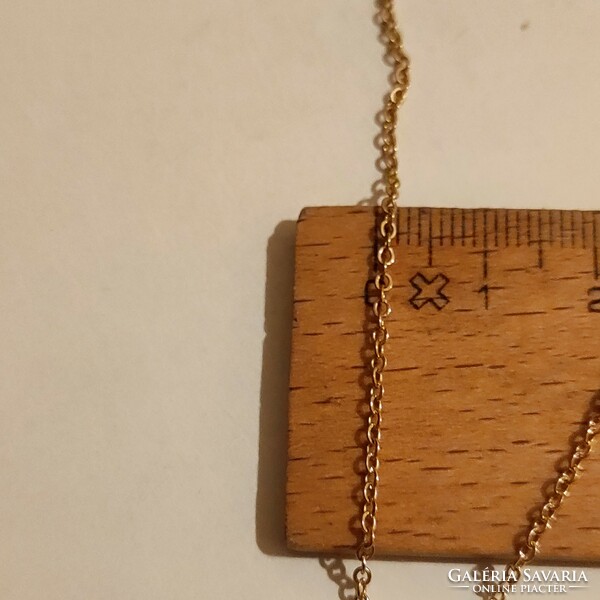 Kelta sea gems marked enamel necklace 41.5cm