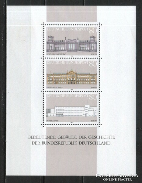 Postatiszta Bundes 1790    Mi blokk 20      5,00 Euró  100 x 130 mm