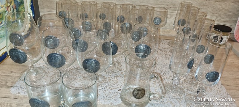 Tin stamped cup collection