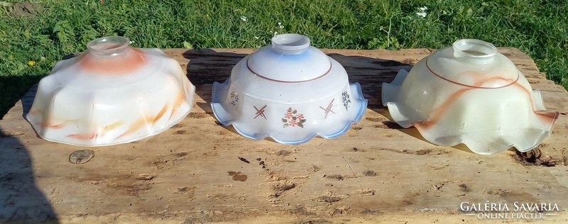 3 old lampshades