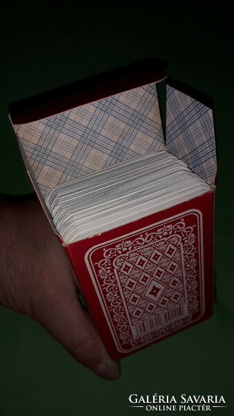 Old Tamás and Hops game factory - 110-card complete double deck of rummy cards with box as shown in pictures
