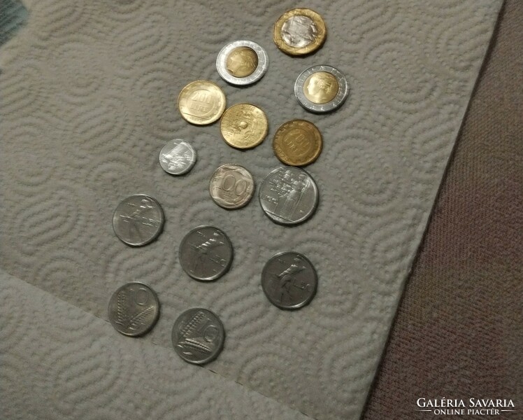 Old Italian lira:coins