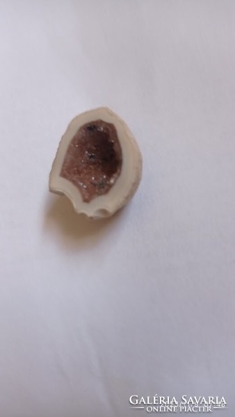 Small geode unknown mineral ornament