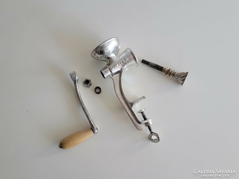 Retro German cast iron grinder nickel plated poppy grinder