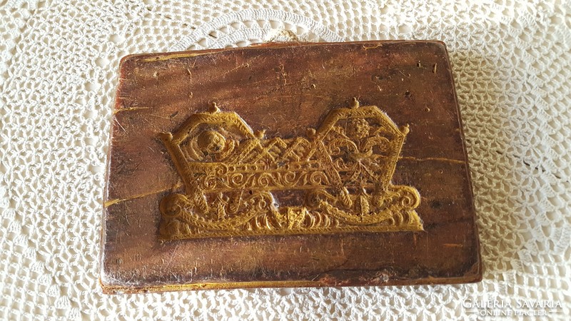 Antique ethnographic rarity, wax gingerbread mold