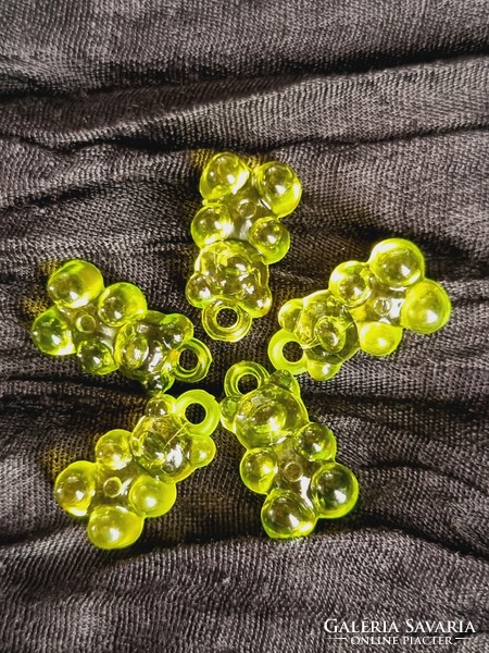 Green gummy bear pendant