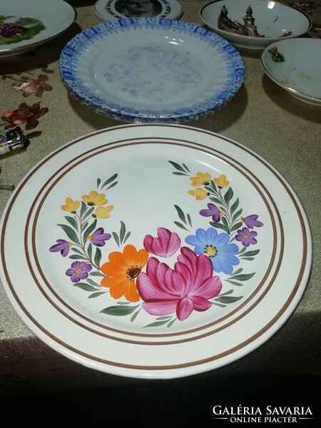 Floral plate 5. Marked. In the condition shown in the pictures