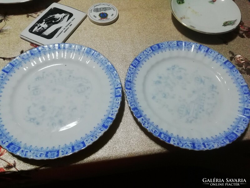 Pair of 2 old Chinese plates in the condition shown in the pictures