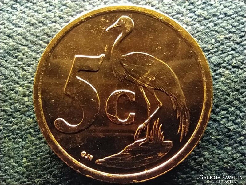 Dél-Afrikai Köztársaság Afrika Borwa 5 Cent 2006 UNC FORGALMI SORBÓL (id70169)