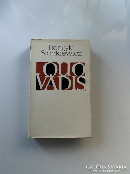 Henryk Sienkiewicz: Quo Vadis Európa könyvkiadó 1971.