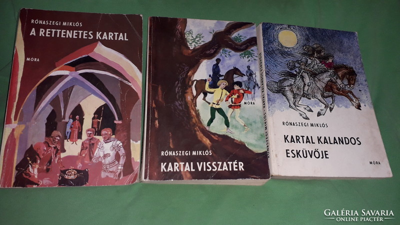 1981. Miklós Rónaszegi - Kartal novels 3 books in one book according to pictures