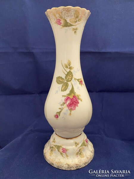 Decorative, beautifully shaped Polish porcelain table decoration, candle holder