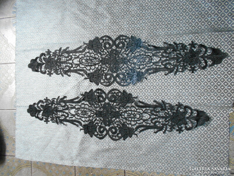 Black lace insert - the price applies to 2 pcs