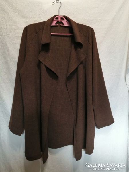 Size 46 brown women's top, blazer, bolero, transitional light jacket