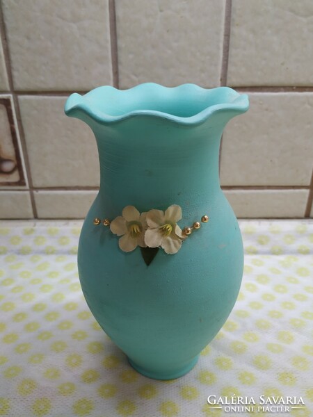 Painted ceramic man, vase for sale! Seller!