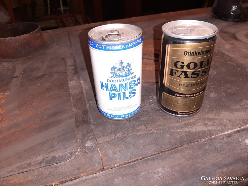 Old unopened canned beer