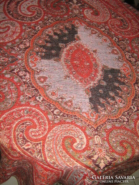 Runner with beautiful color soft oriental tablecloth