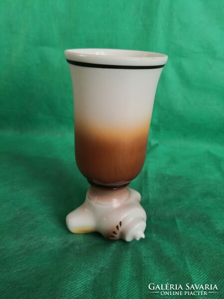 Porcelain cup and table decoration in the shape of a ram