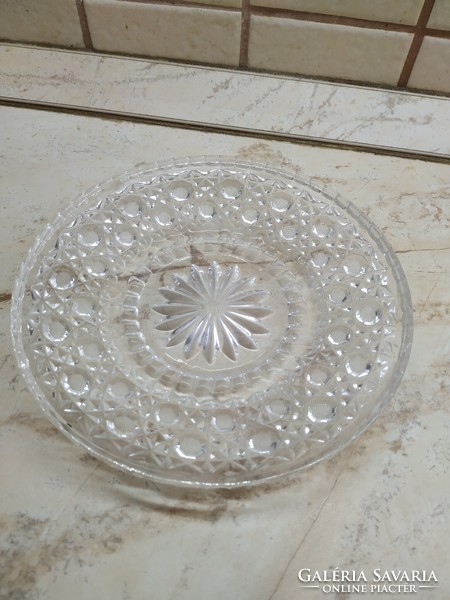 Crystal small offering, bowl, plate for sale!