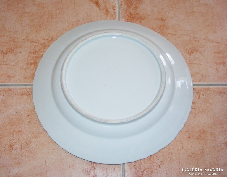 Old pink porcelain plate