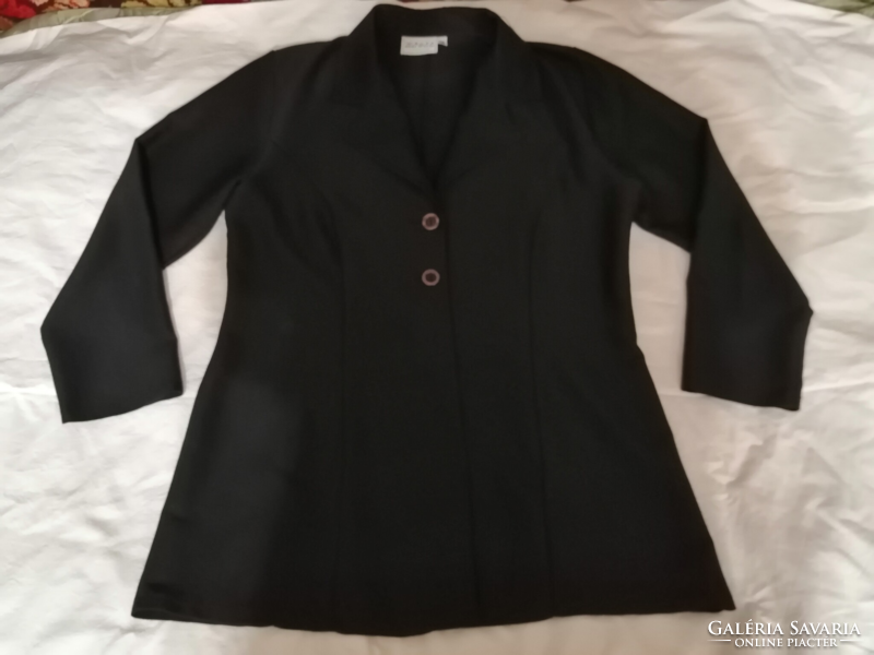 46-48-As light black women's blazer, jacket, small jacket