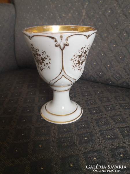 Antique, Christian Fischer porcelain goblet, 19th c.