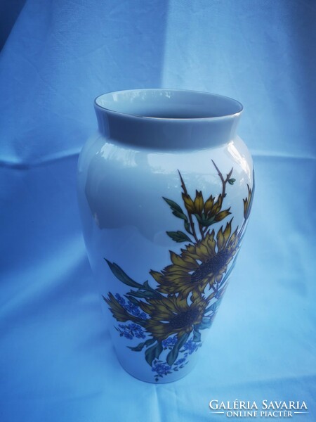 Zsolnay napraforgós gyönyörű váza, hand painted