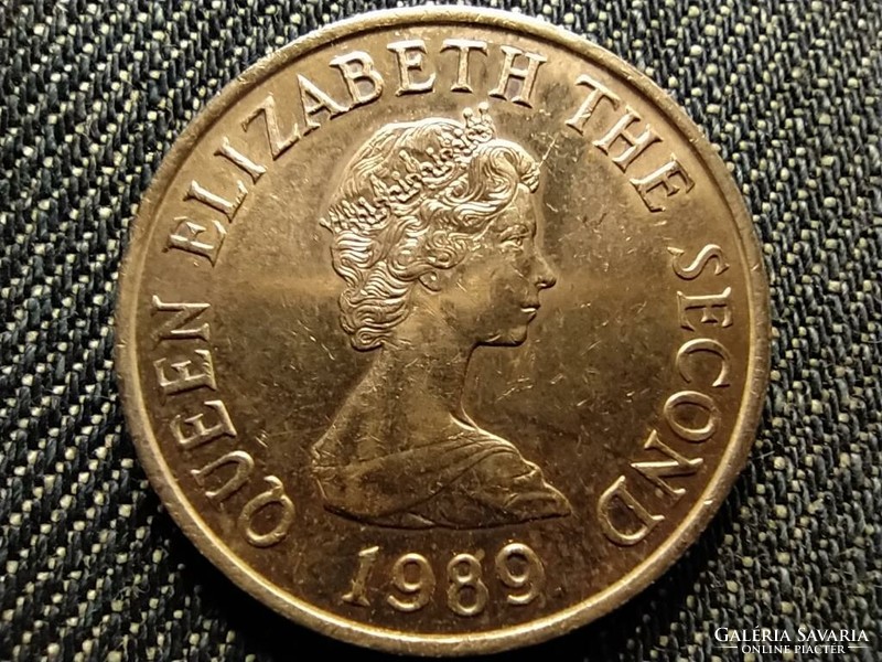 Jersey II. Erzsébet Dolmenek 10 penny 1989 (id25431)