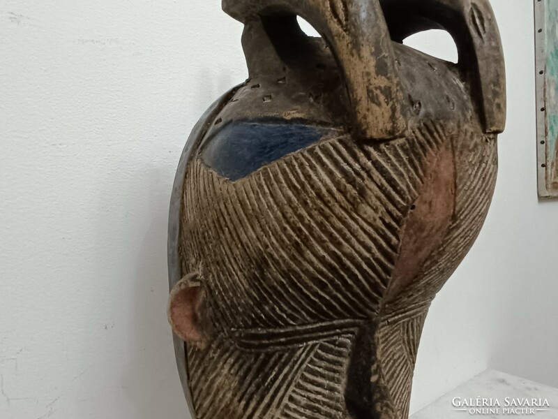 Antik afrikai Afrika Songye népcsoport maszk Kongó africká maska 294 dob3 8007