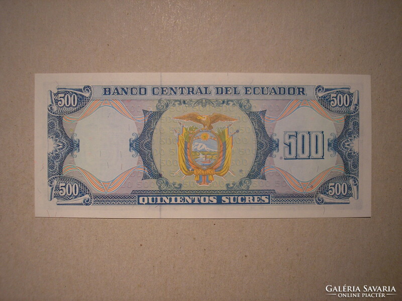Ecuador-500 sucres 1988 oz