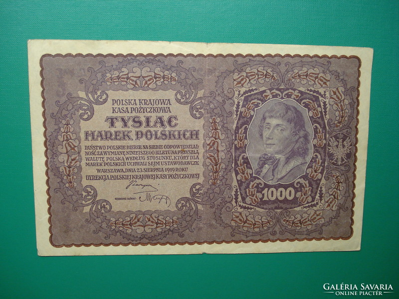 Poland 1000 marek 1919