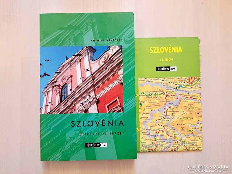 Slovenia travel book with map, new, can be given as a gift