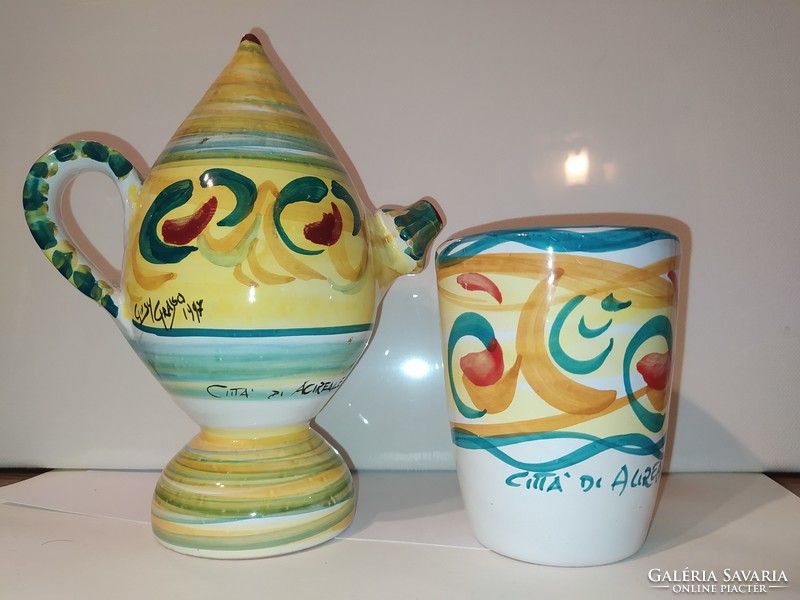 Ceramiche d'arte special (bummulu malandrino) jug (without glass)