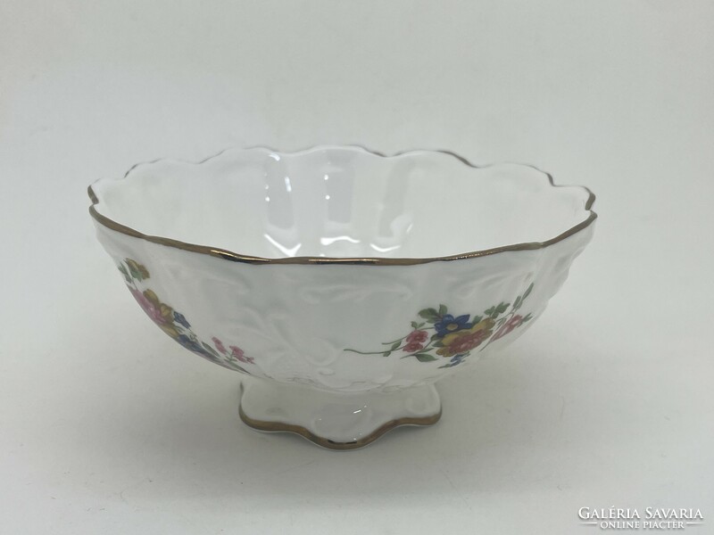 English floral porcelain bowl, diameter 12cm, height 5.5cm