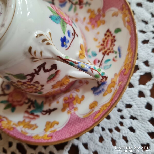 Museum antique English pattern porcelain coffee cup - 2. - About 185 years old