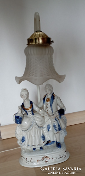Antique porcelain lamp
