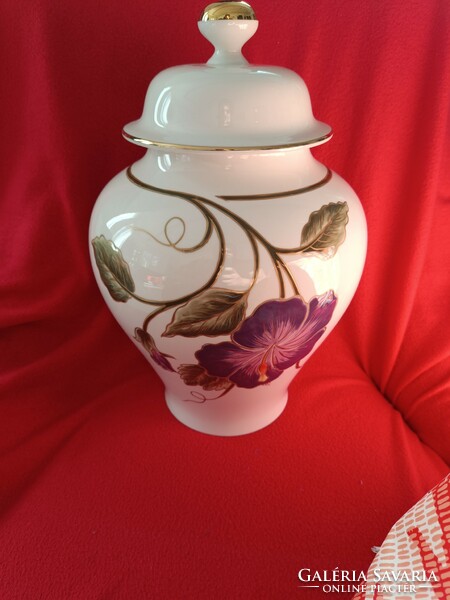 Covered vase by Zsolnay