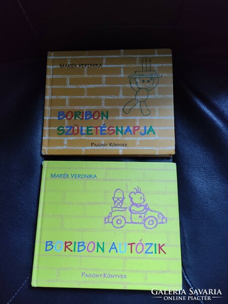 Boribon könyvek-Marék Veronika a 2 együtt.