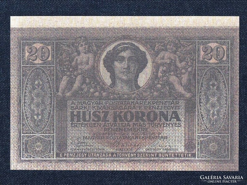 Pénztárjegy (1919-1920) 20 Korona bankjegy 1919 Replika (id64679)