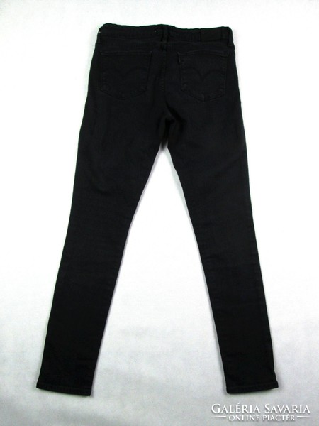 Original Levis 711 skinny (w30 / l30) women's black stretch jeans