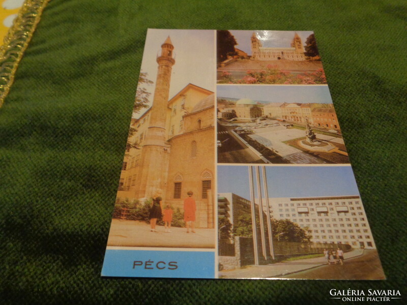 Pécs postcard from the 60s